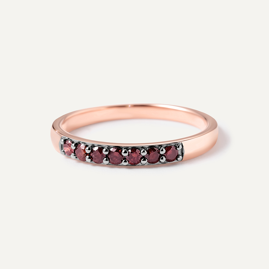 Серебряное кольцо с бриллиантами