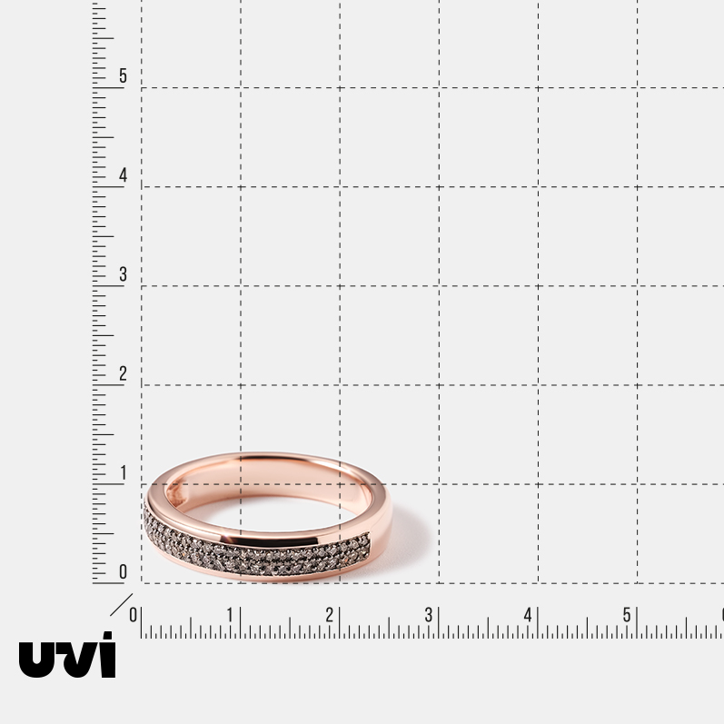 Серебряное кольцо с коньячными бриллиантами