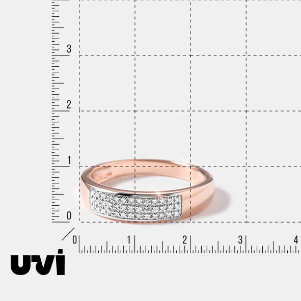 Серебряное кольцо с бриллиантами