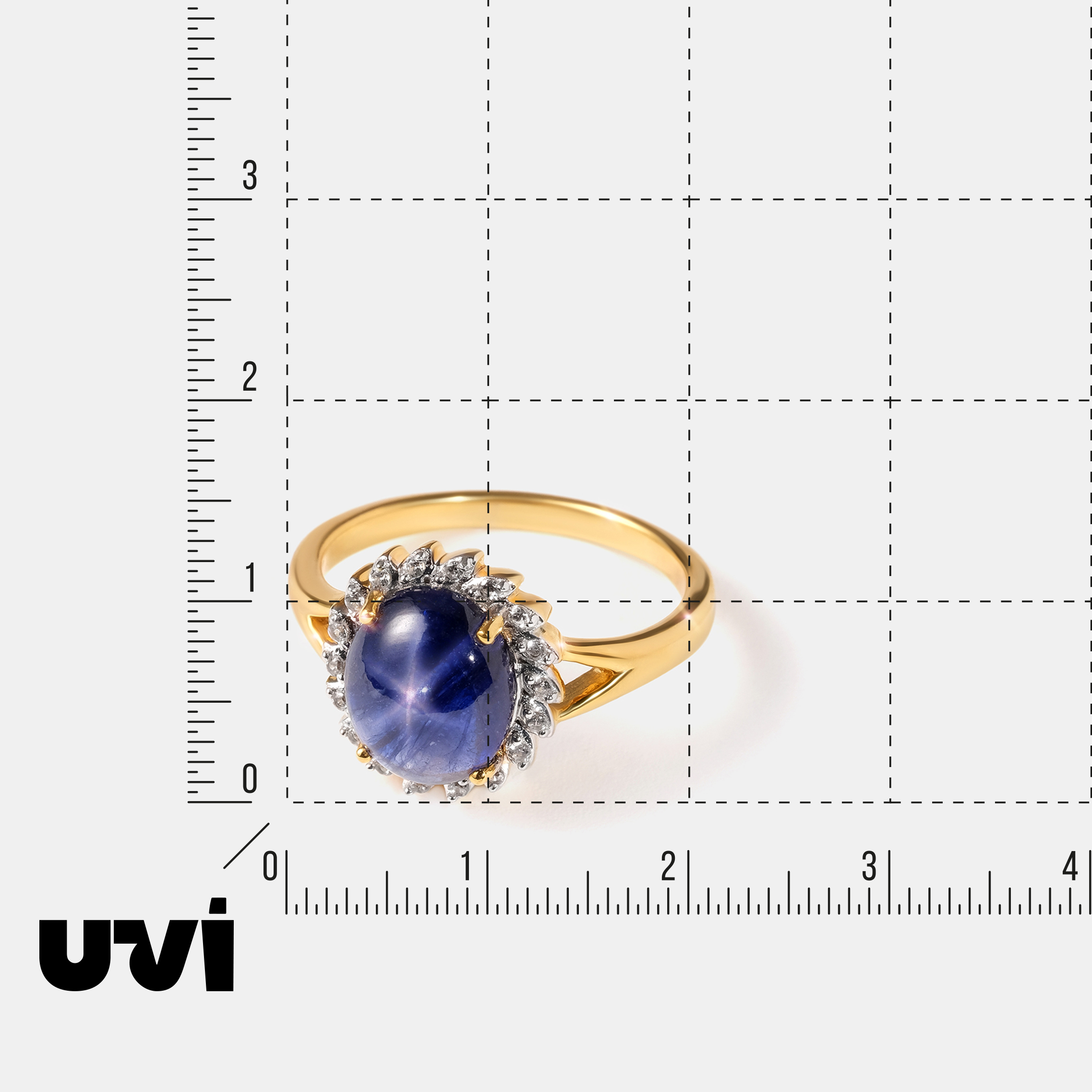 Серебряное кольцо с сапфиром