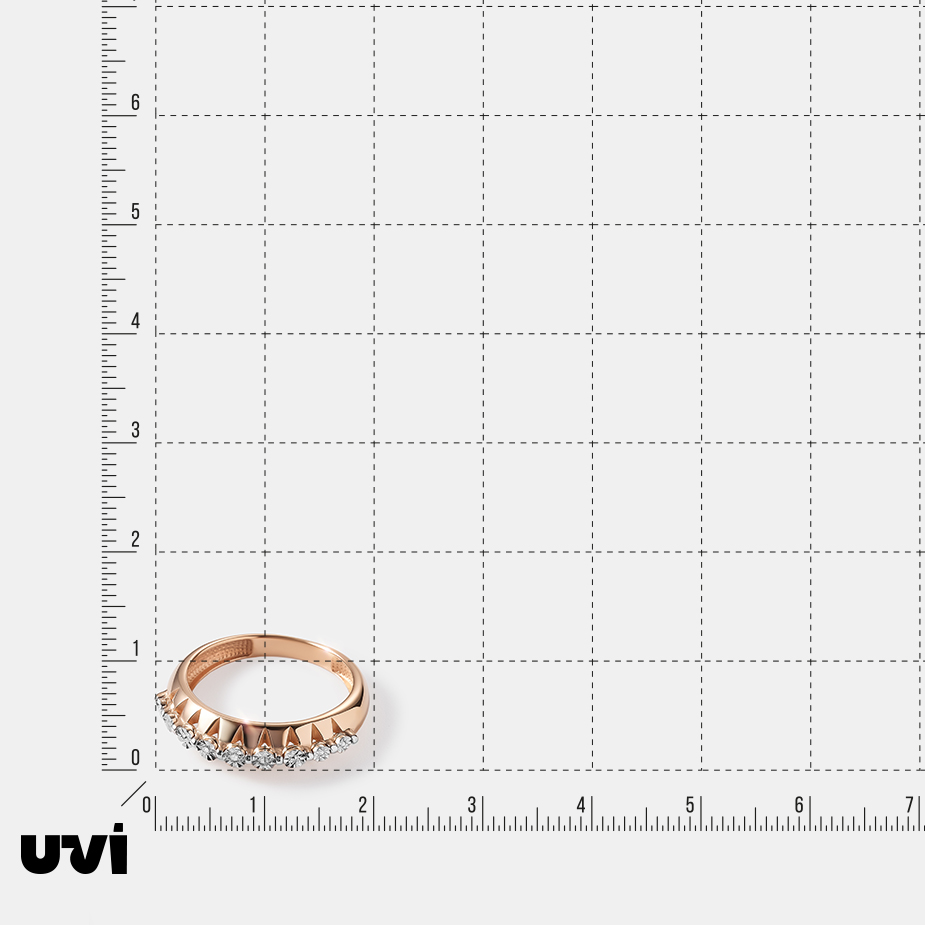 Серебряное кольцо с бриллиантами
