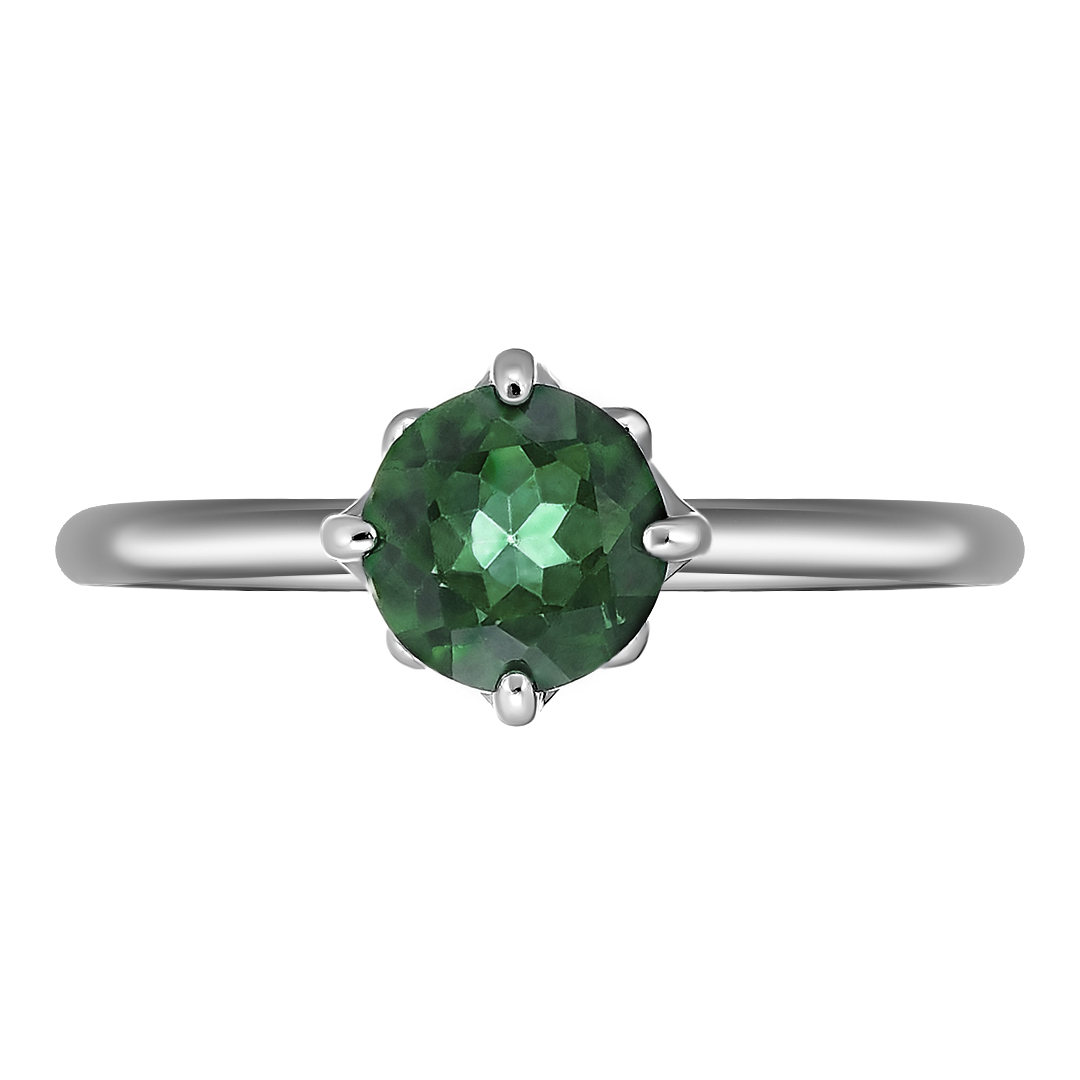 Серебряное кольцо с топазом