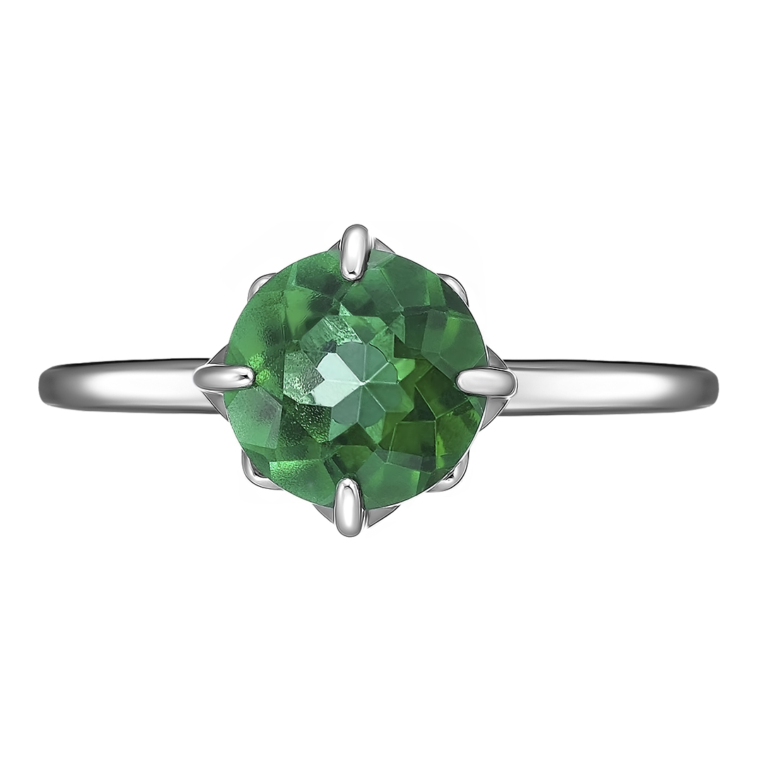 Серебряное кольцо с топазом