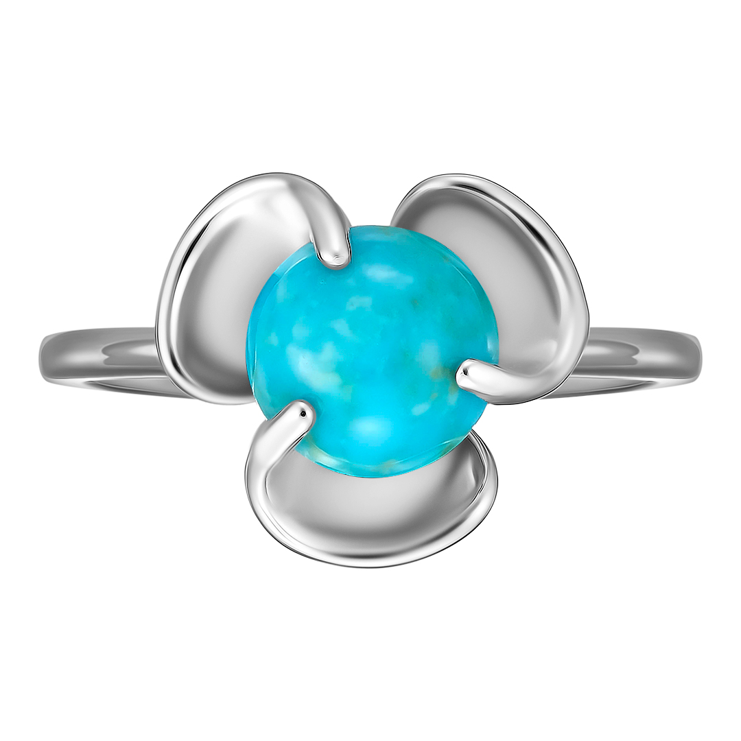 Серебряное кольцо с бирюзой