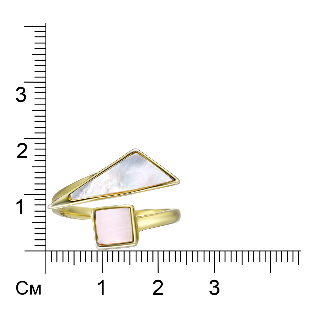 Серебряное кольцо с перламутром