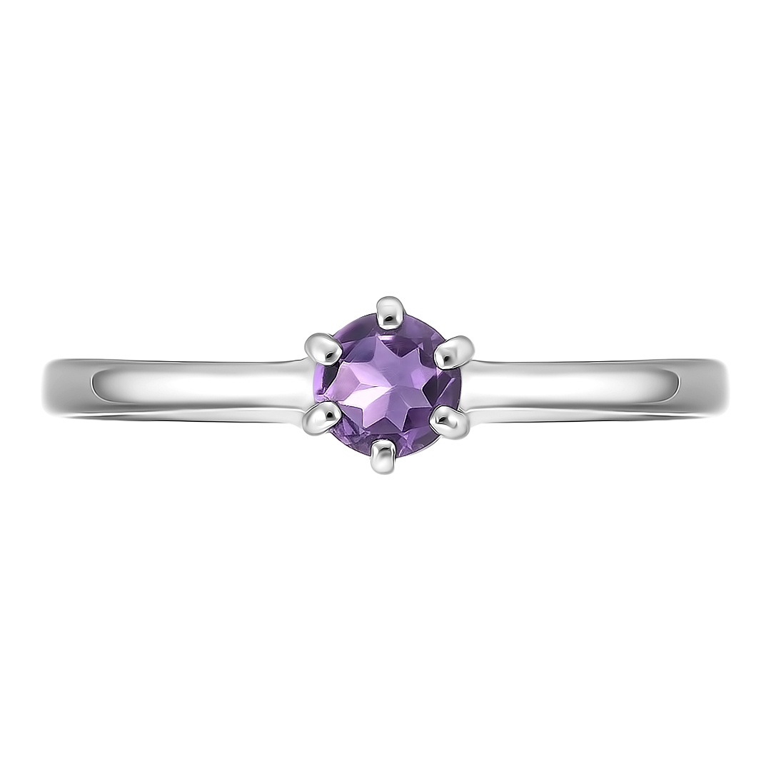 Серебряное кольцо с аметистом Африка