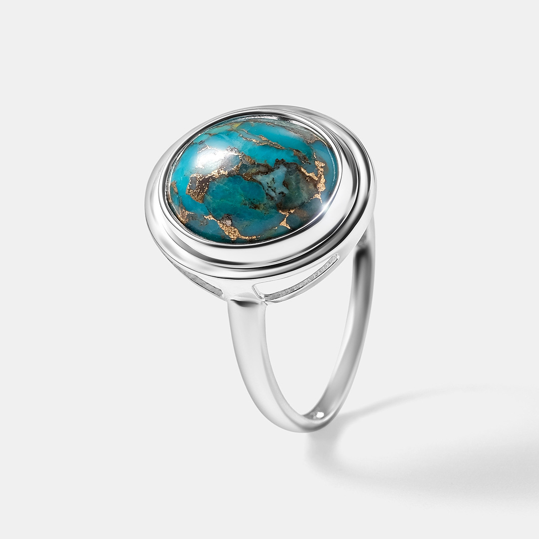 Серебряное кольцо с бирюзой