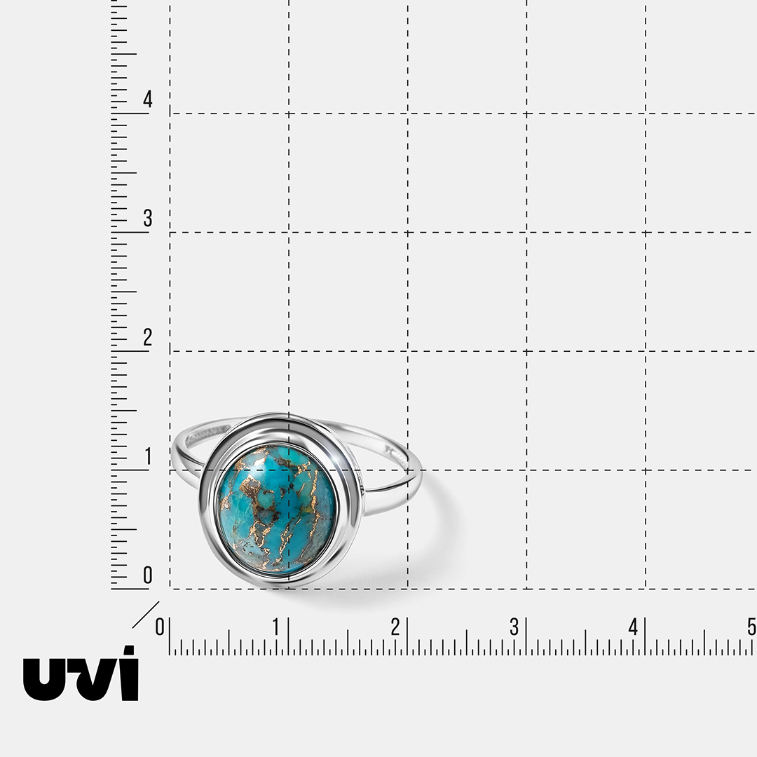 Серебряное кольцо с бирюзой