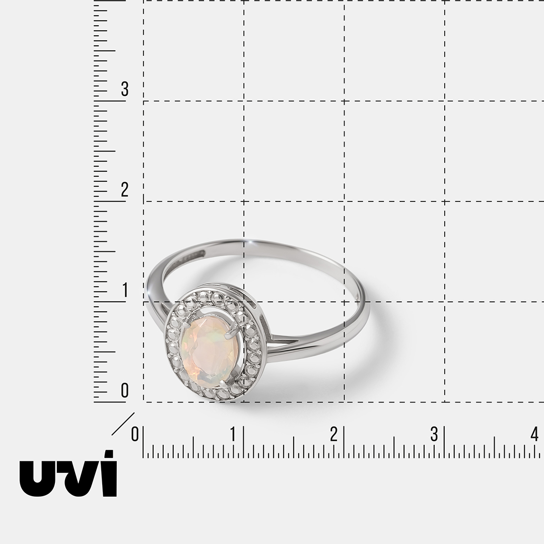 Серебряное кольцо с опалом