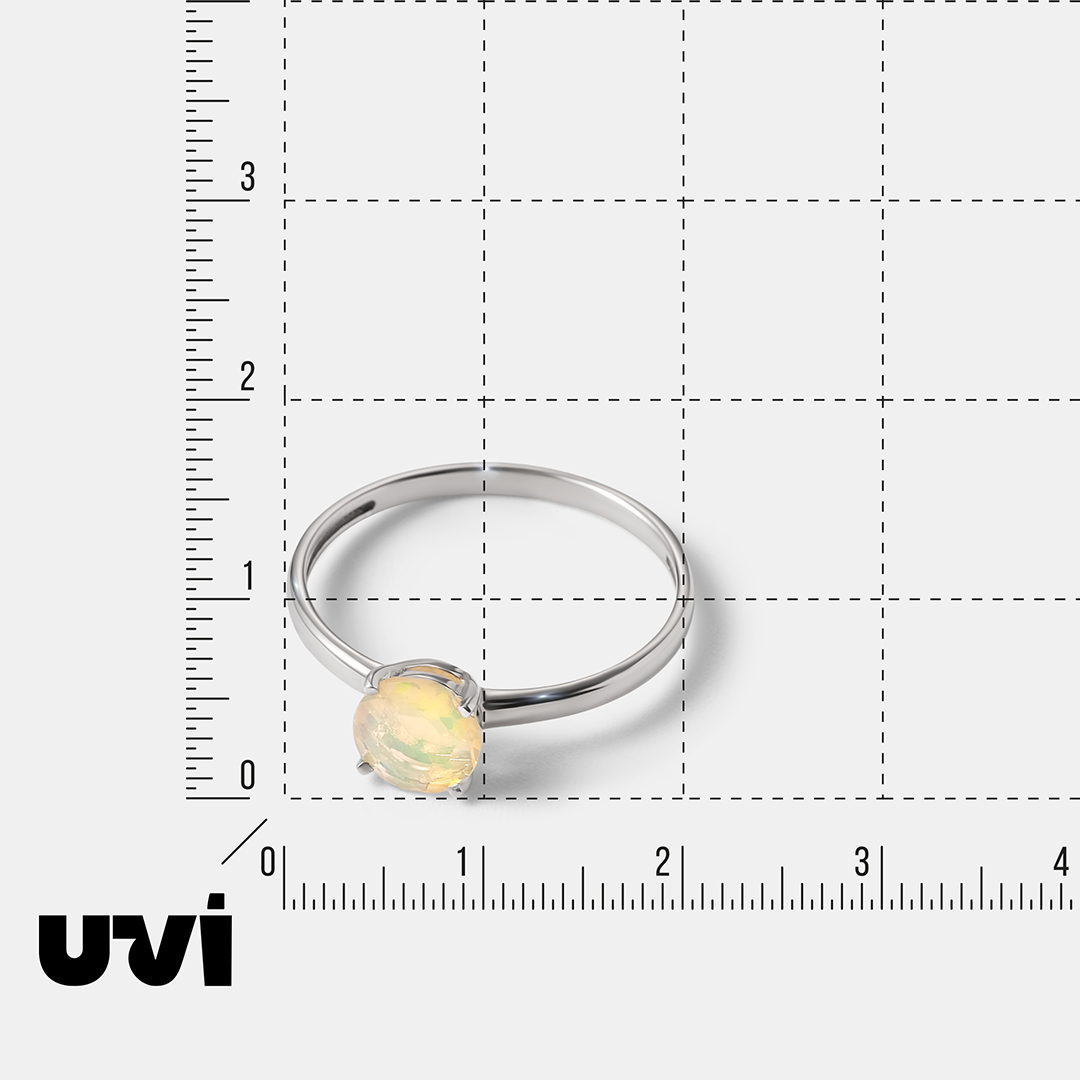 Серебряное кольцо с опалом