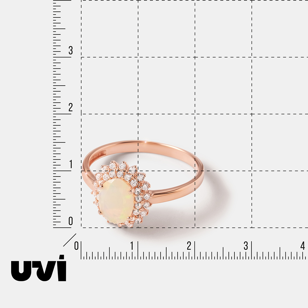 Серебряное кольцо с опалом