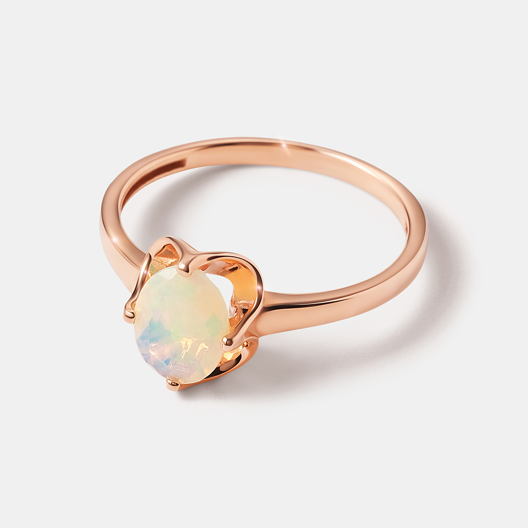 Серебряное кольцо с опалом