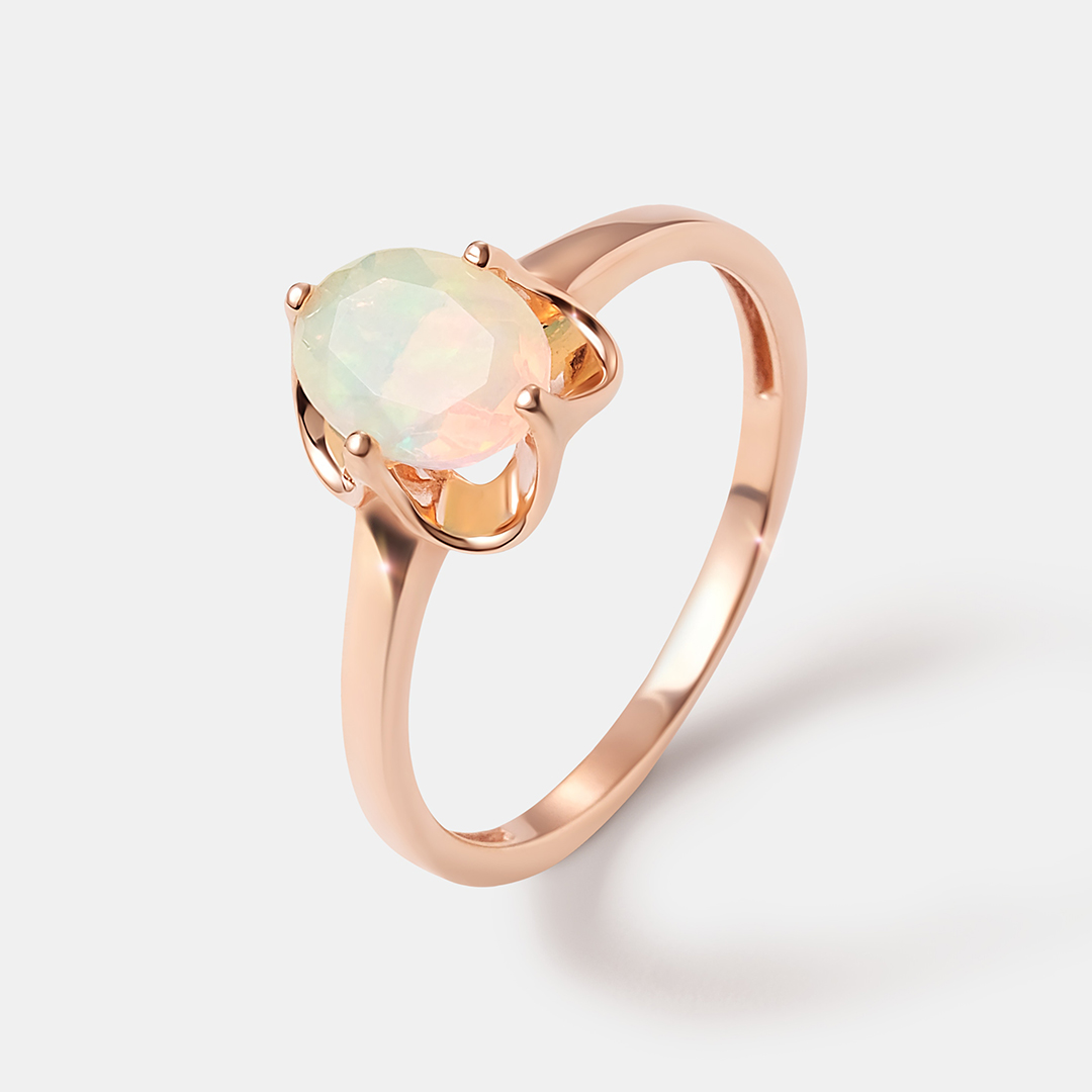 Серебряное кольцо с опалом