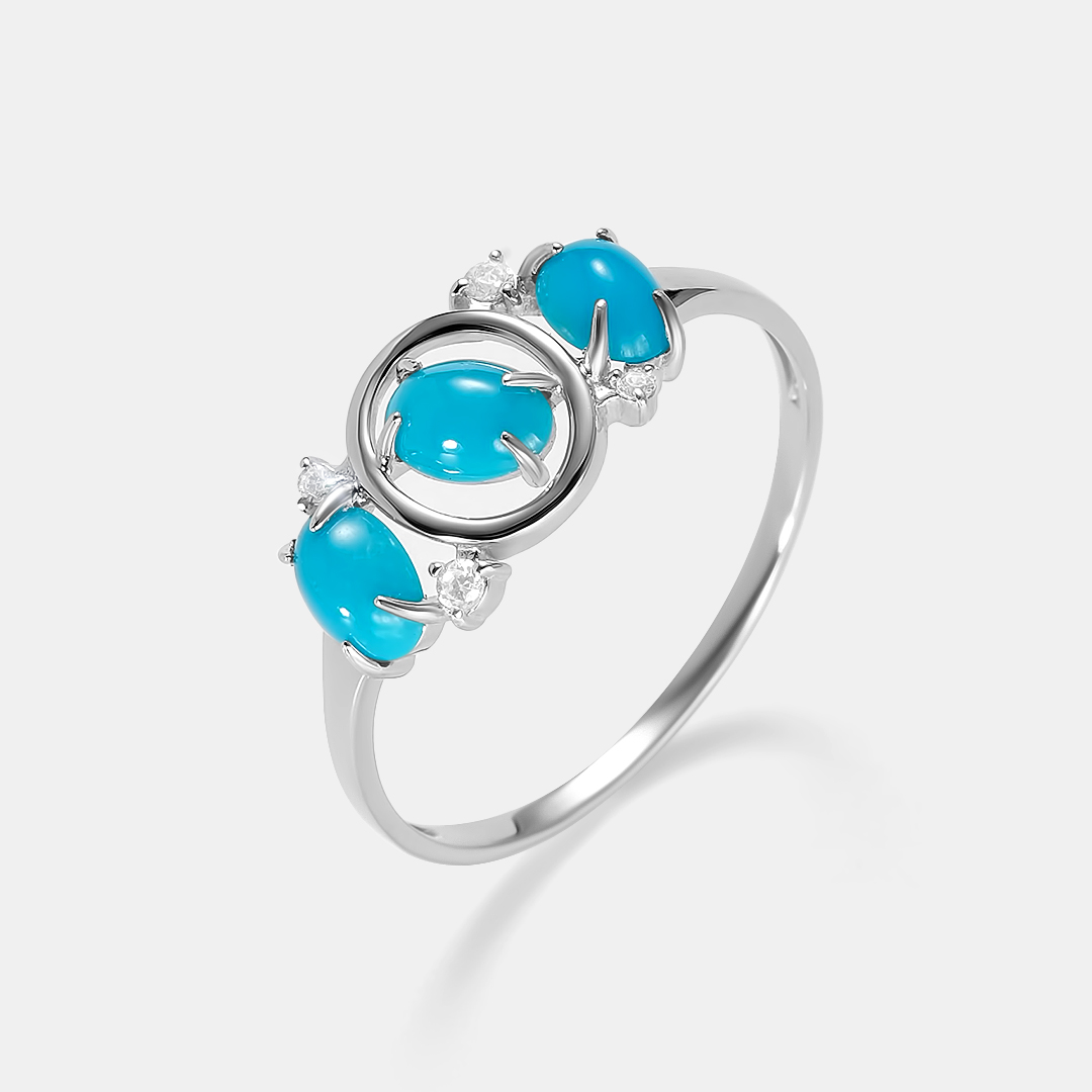 Серебряное кольцо с бирюзой