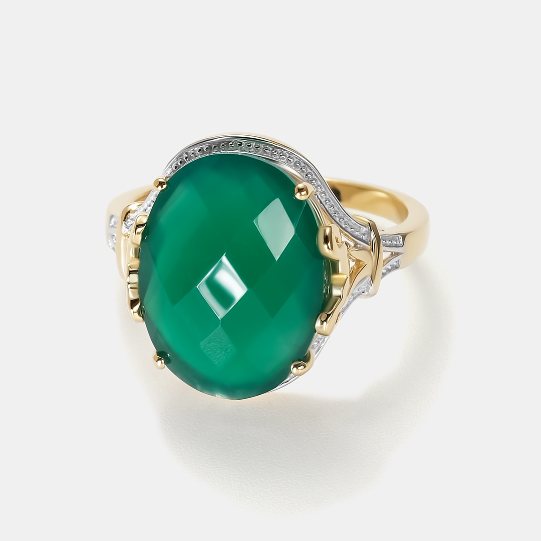 Серебряное кольцо с ониксом