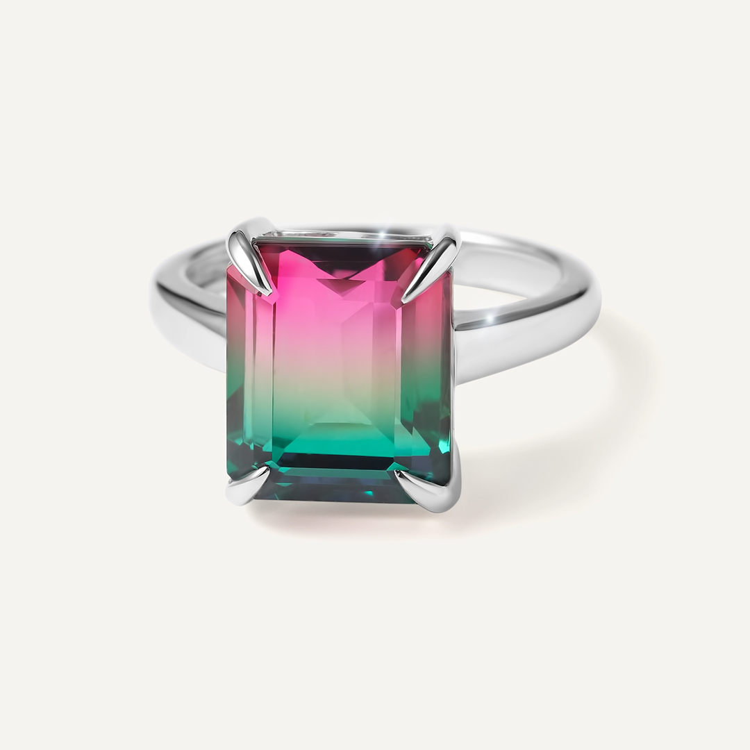 Серебряное кольцо с кварцем