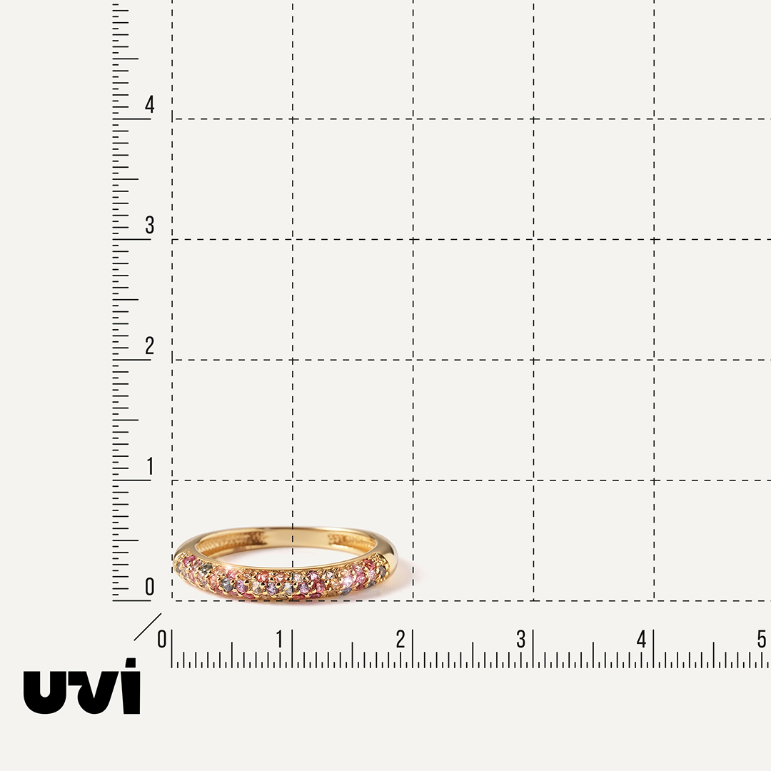 Серебряное кольцо с турмалинами