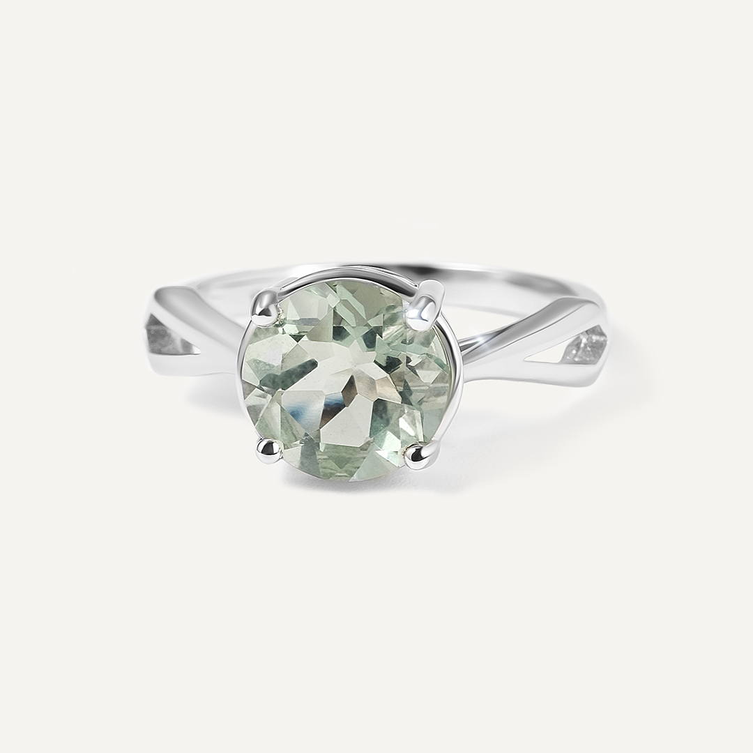 Серебряное кольцо с флюоритом