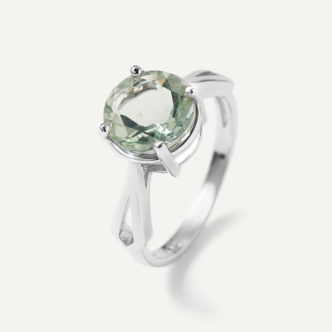 Серебряное кольцо с флюоритом