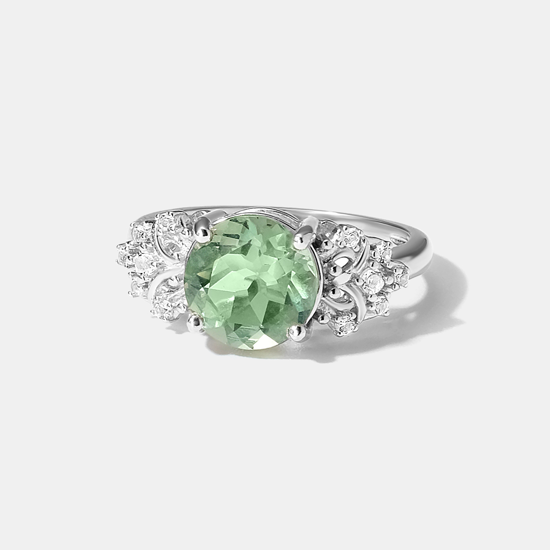 Серебряное кольцо с флюоритом