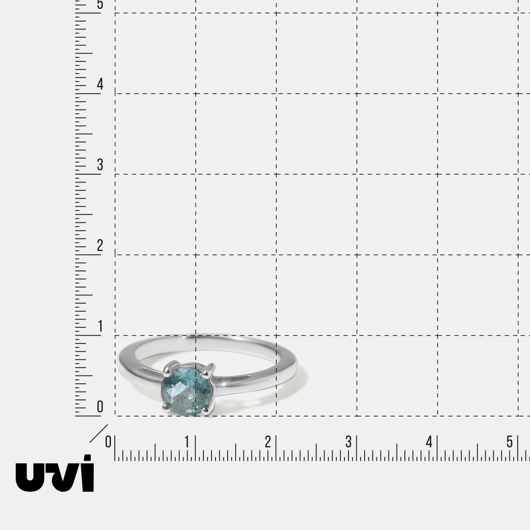 Серебряное кольцо с кианитом