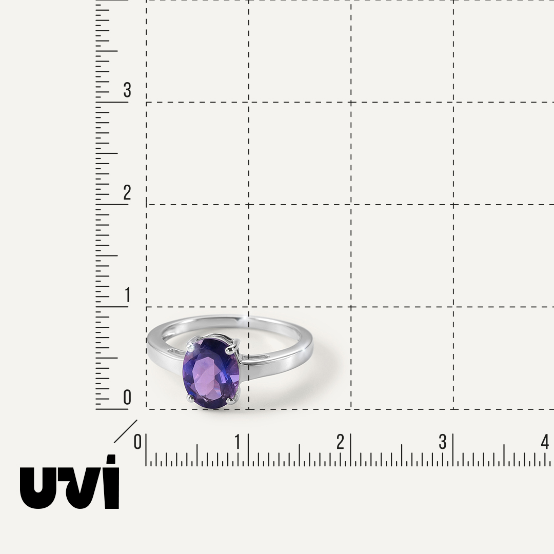 Серебряное кольцо с иолитом