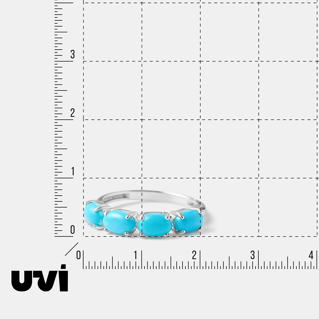 Серебряное кольцо с бирюзой