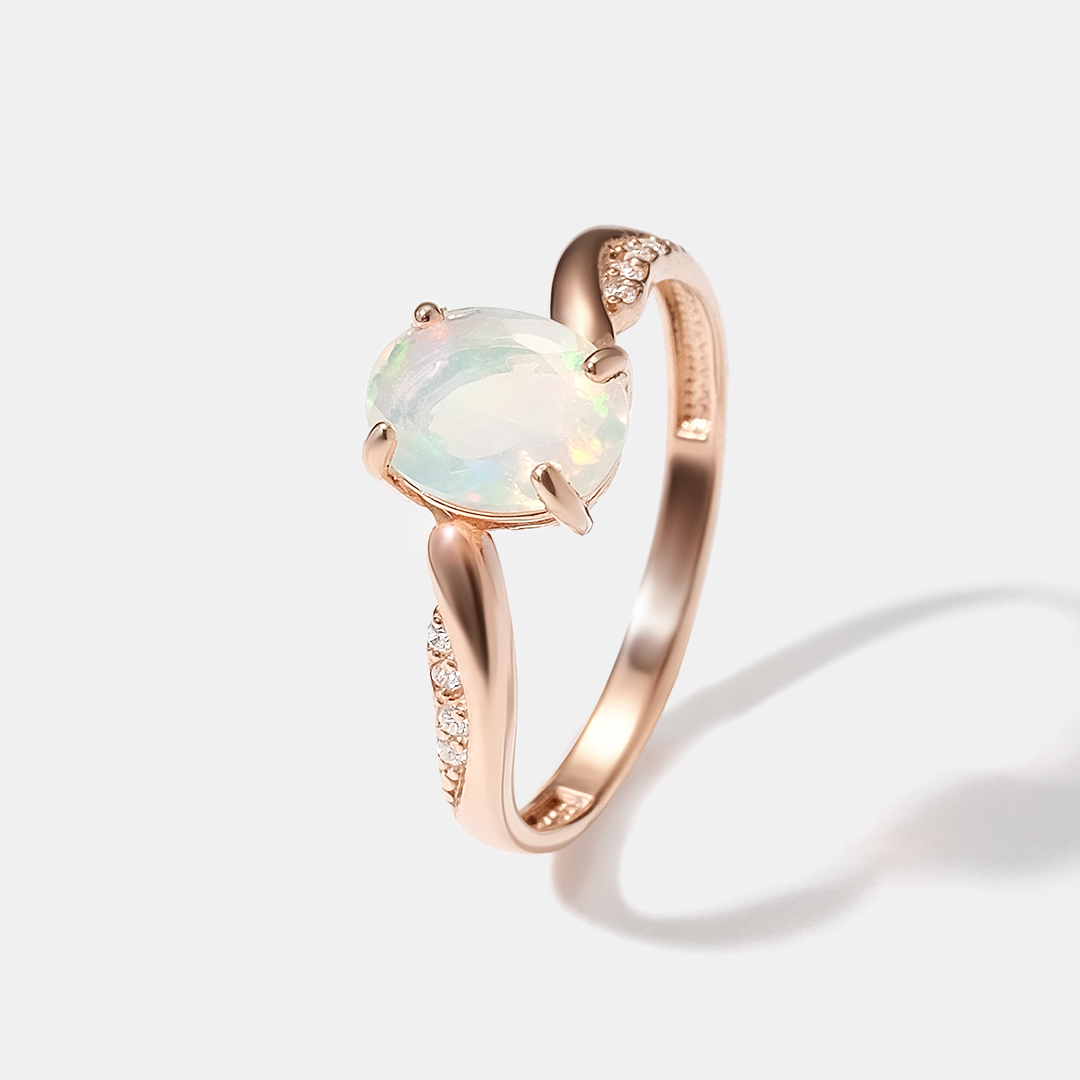Серебряное кольцо с опалом