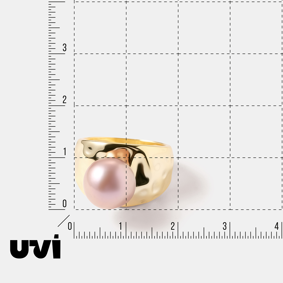 Серебряное кольцо с жемчугом Эдисон