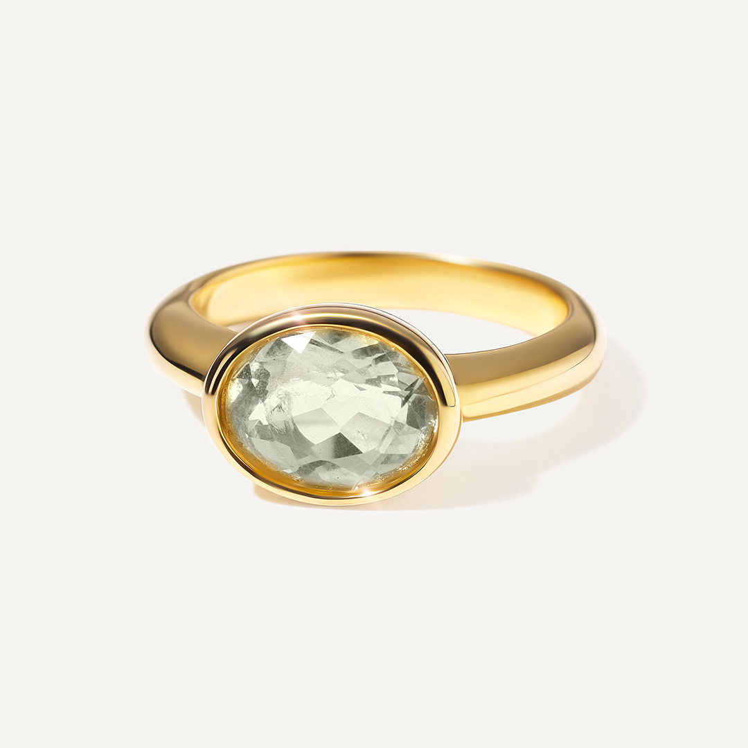 Серебряное кольцо с флюоритом