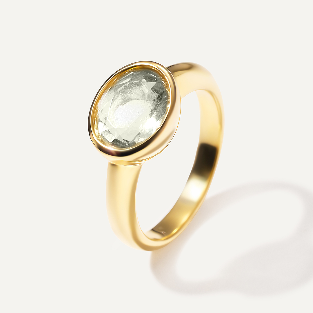 Серебряное кольцо с флюоритом