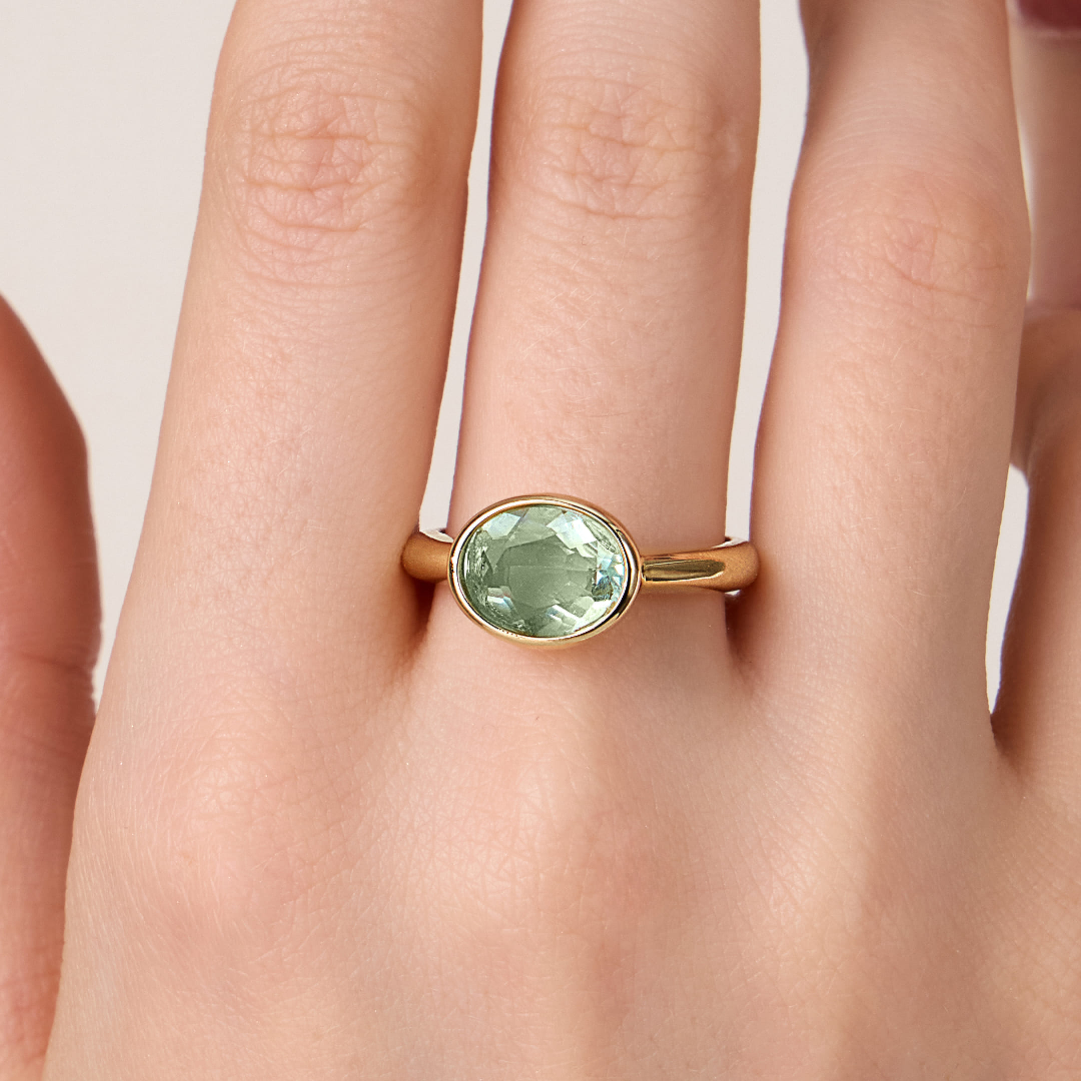 Серебряное кольцо с флюоритом