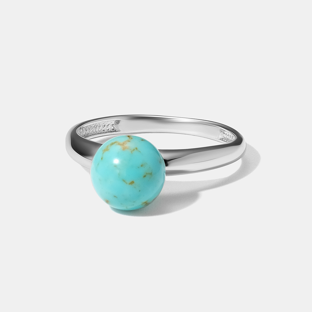 Серебряное кольцо с бирюзой
