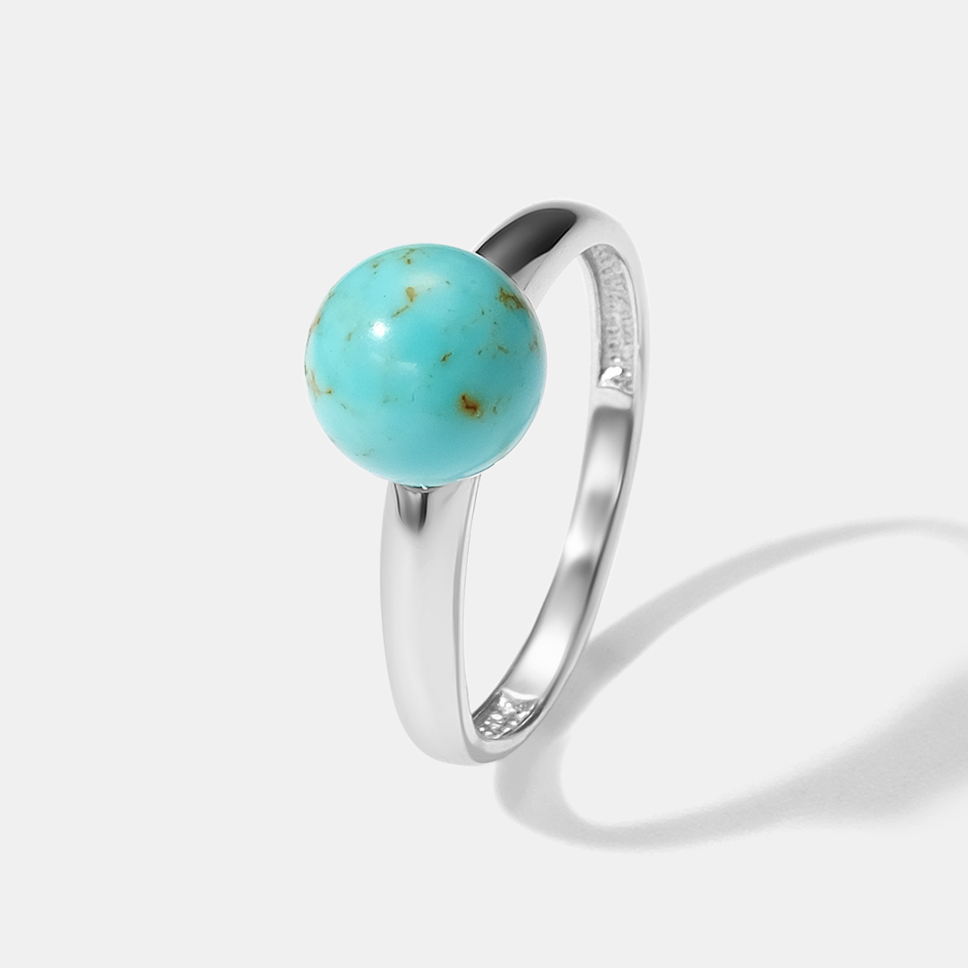 Серебряное кольцо с бирюзой