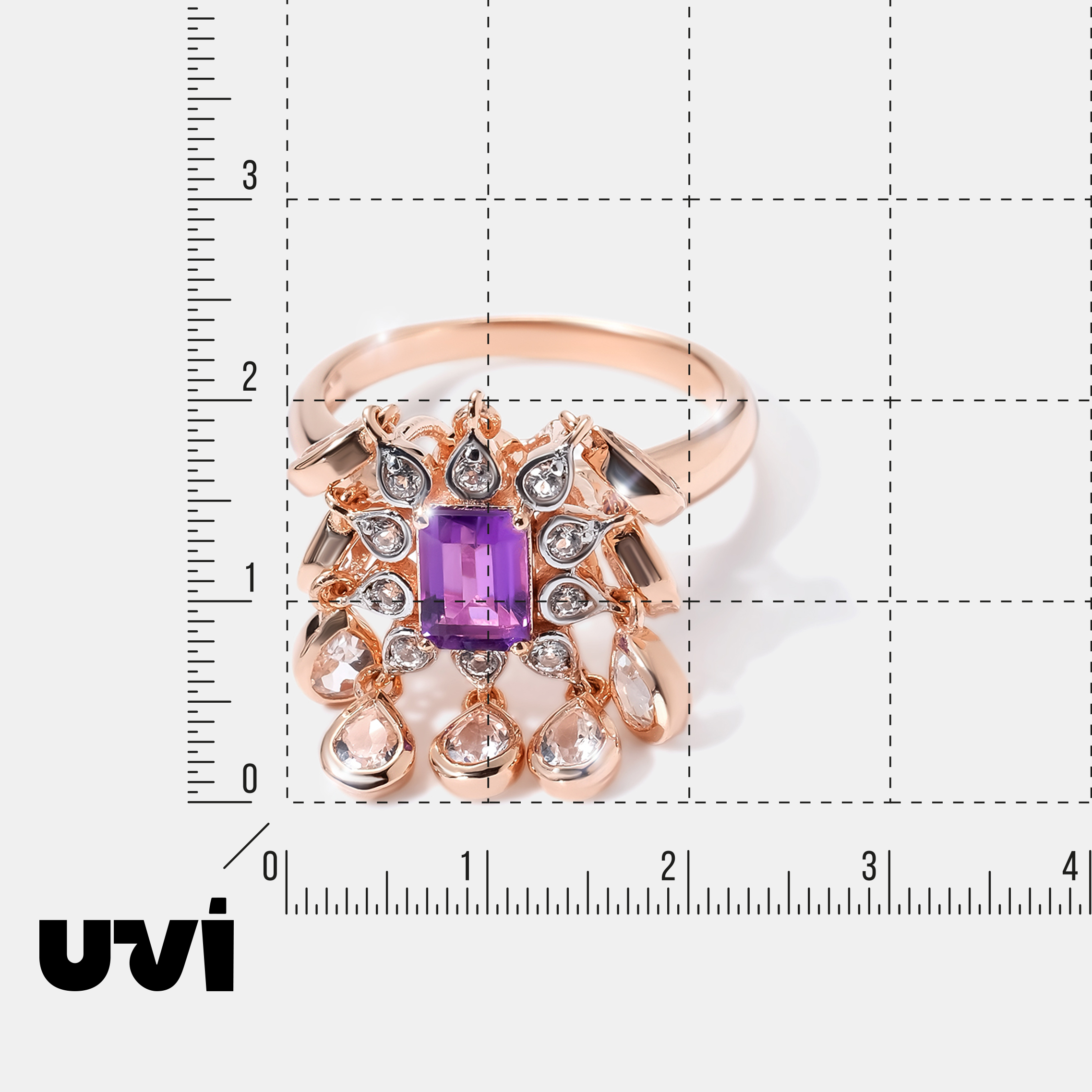 Серебряное кольцо с аметистом