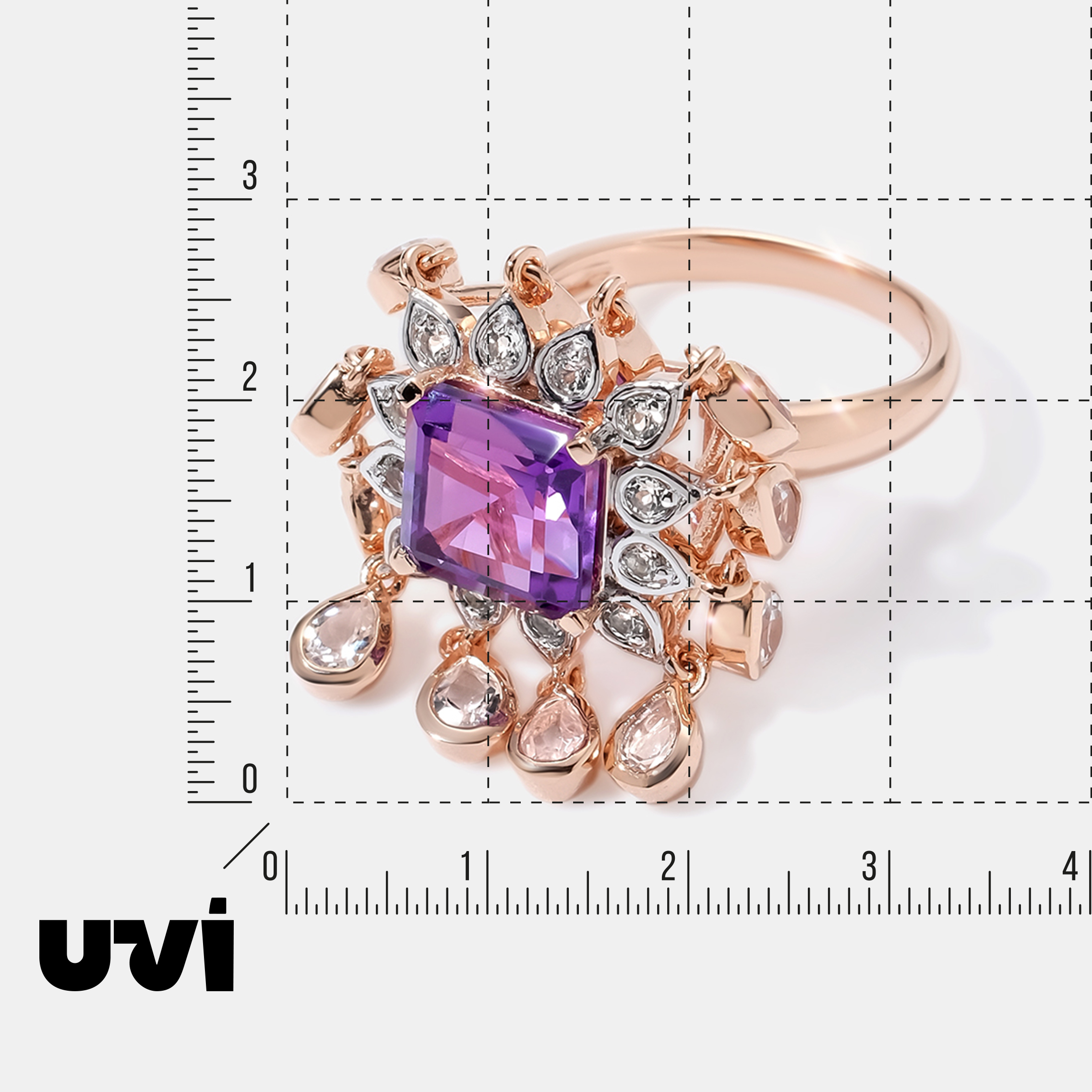 Серебряное кольцо с аметистом