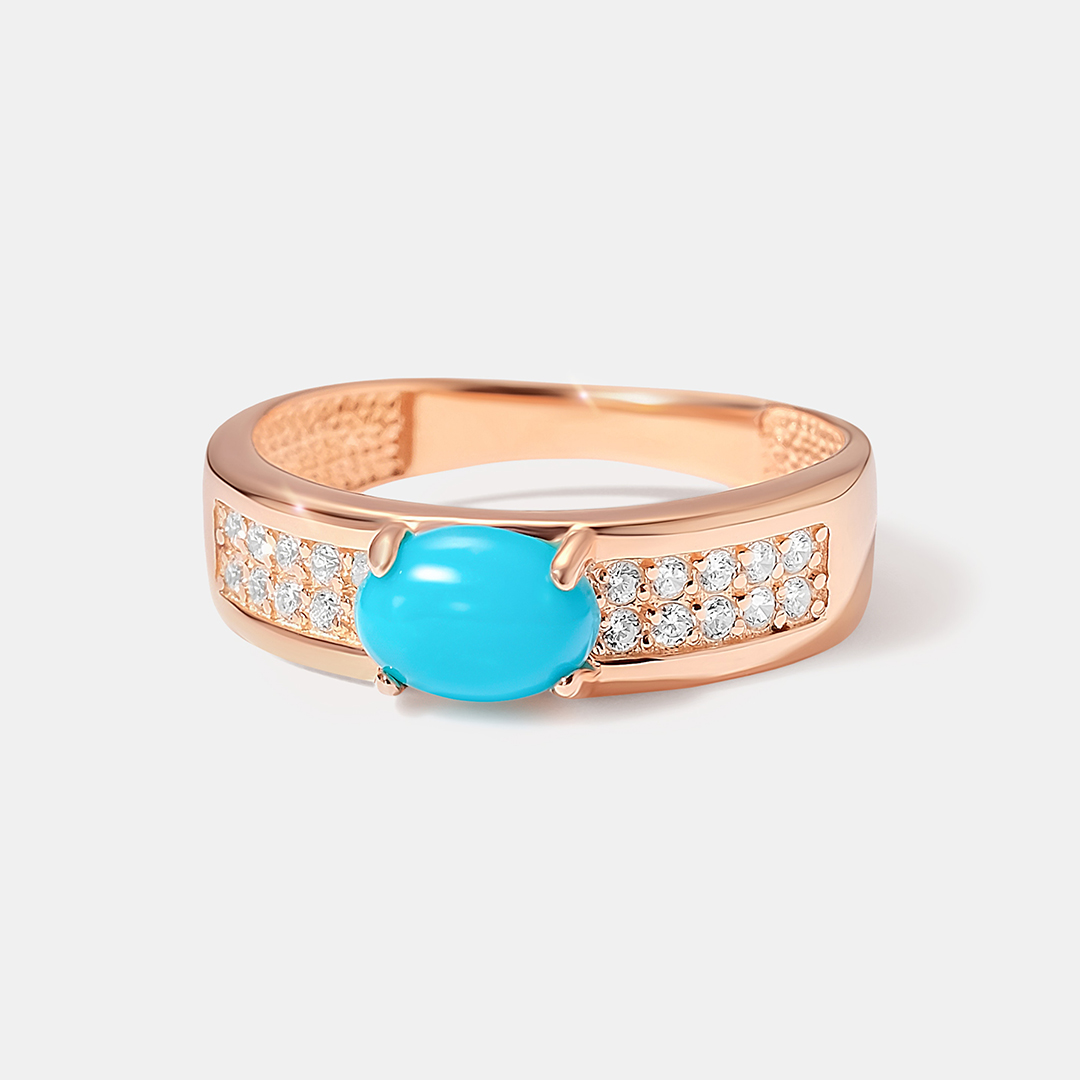 Серебряное кольцо с бирюзой