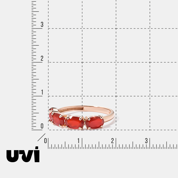 Серебряное кольцо с сердоликами