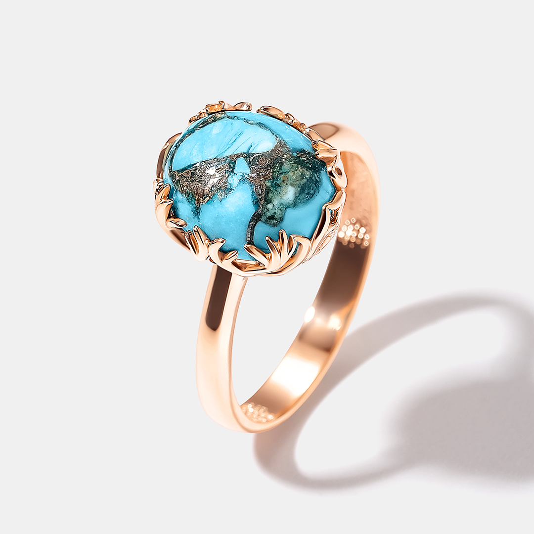 Серебряное кольцо с бирюзой