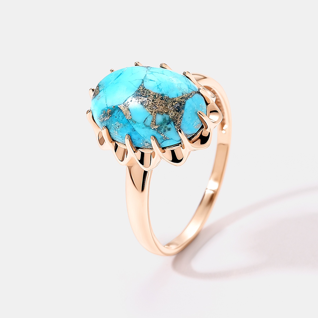 Серебряное кольцо с бирюзой
