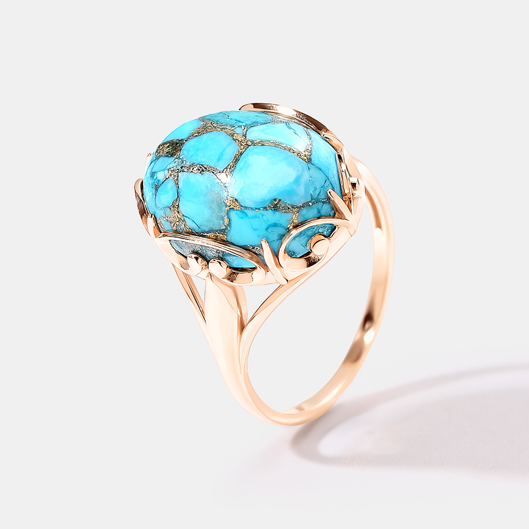 Серебряное кольцо с бирюзой