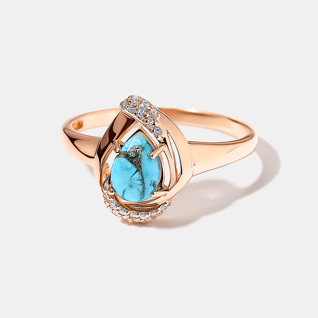 Серебряное кольцо с бирюзой