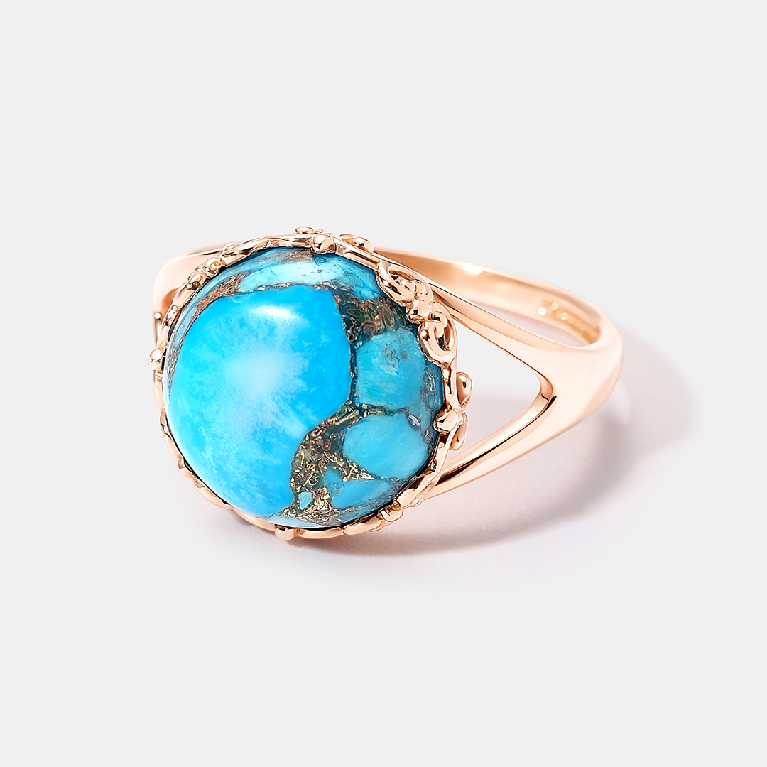 Серебряное кольцо с бирюзой