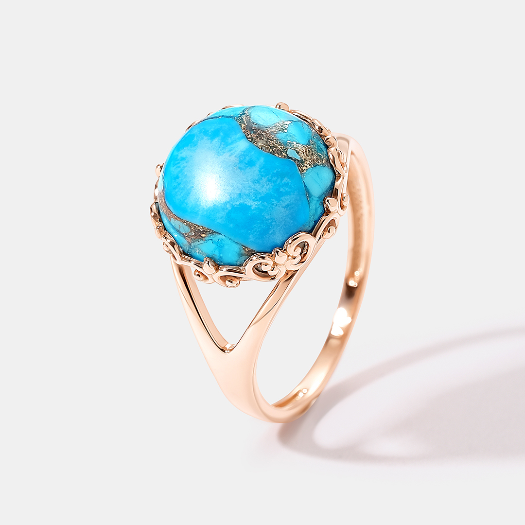 Серебряное кольцо с бирюзой