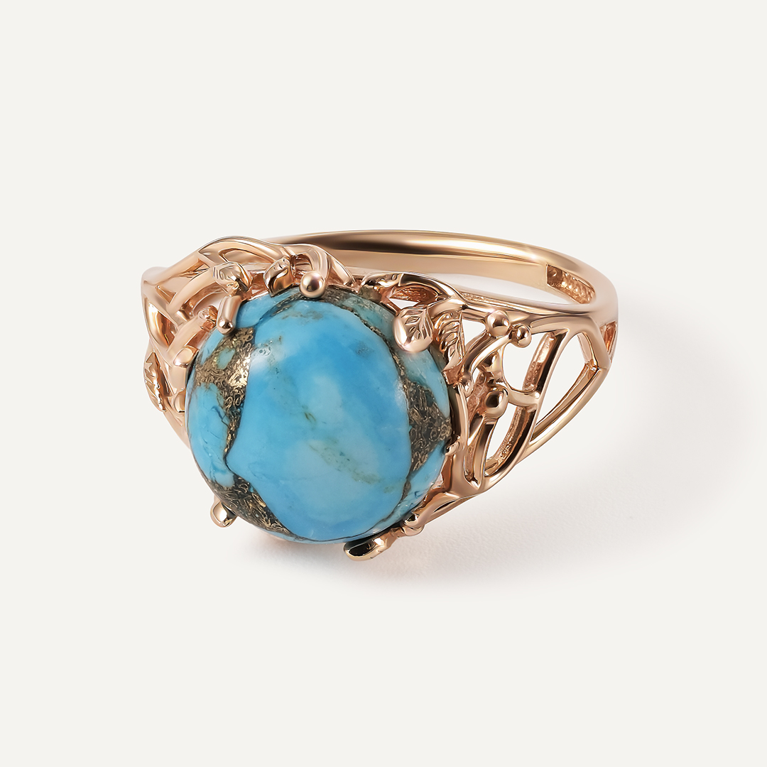 Серебряное кольцо с бирюзой