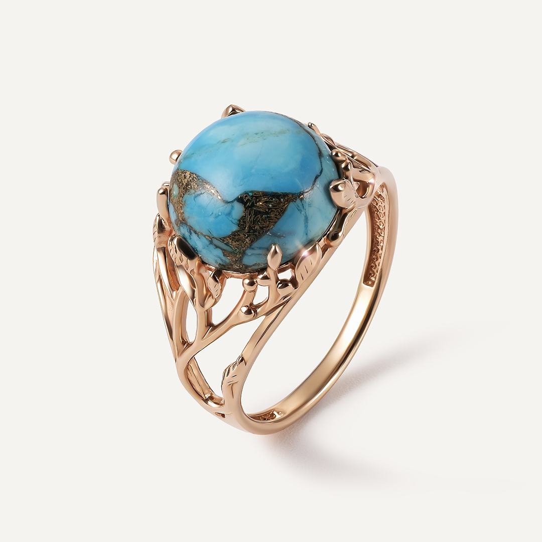 Серебряное кольцо с бирюзой