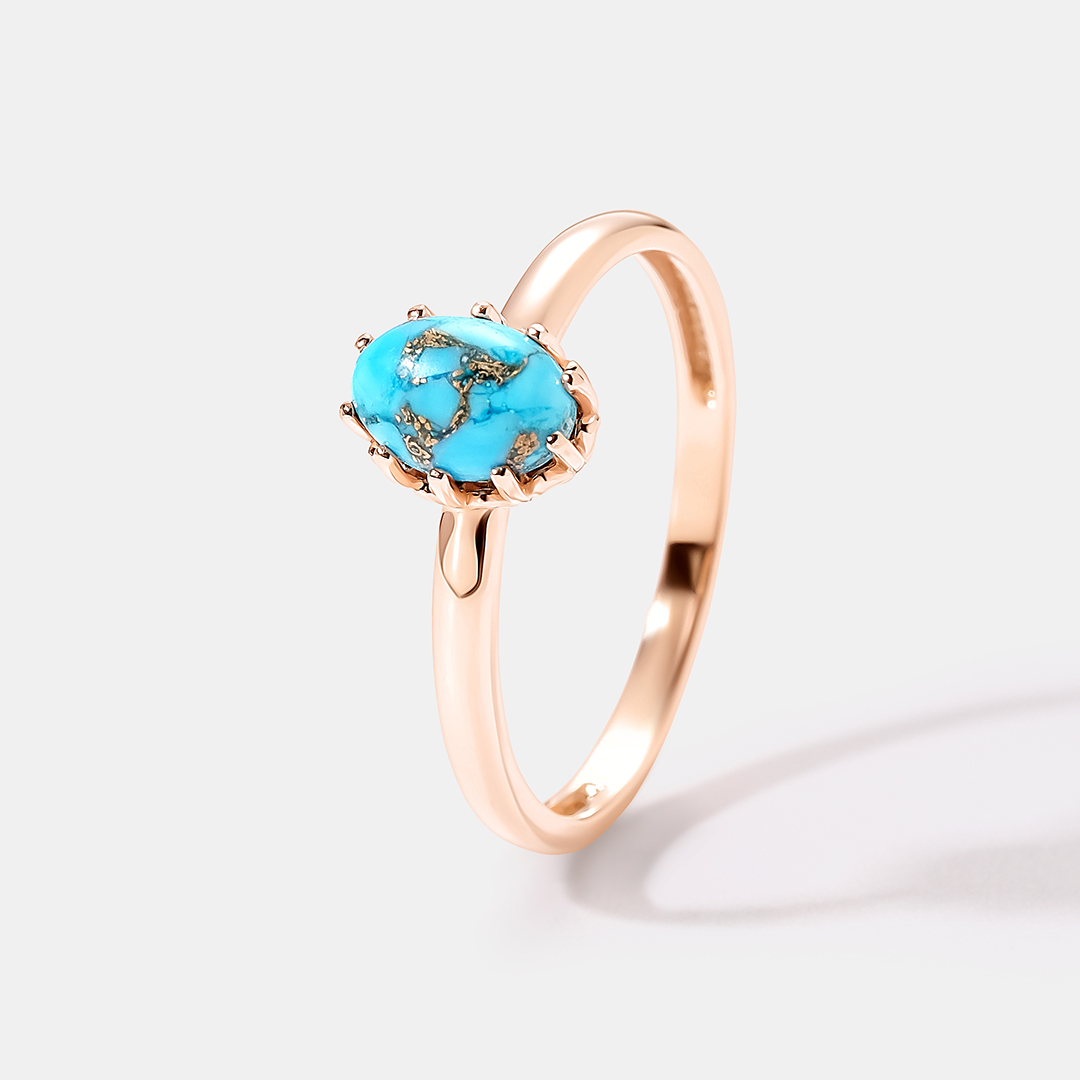 Серебряное кольцо с бирюзой