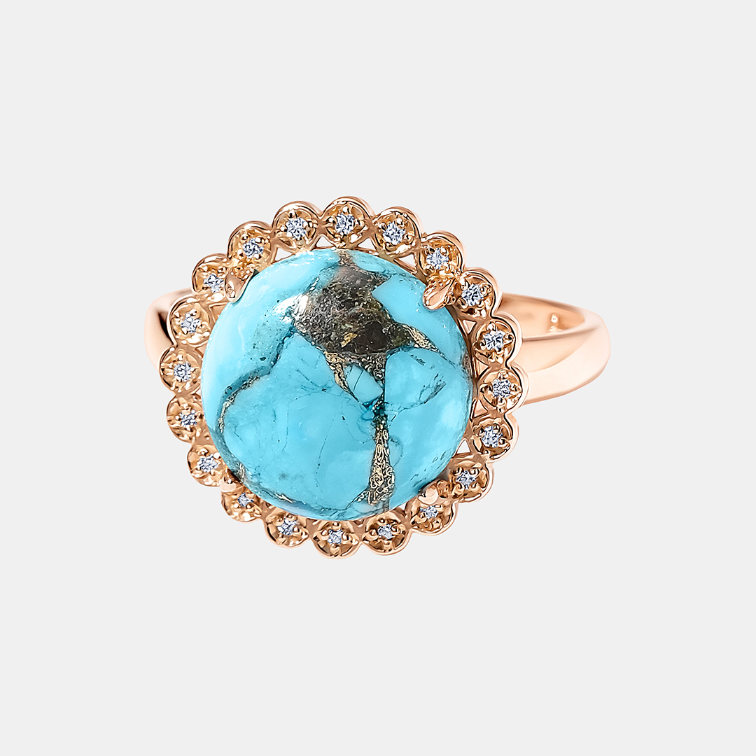 Серебряное кольцо с бирюзой