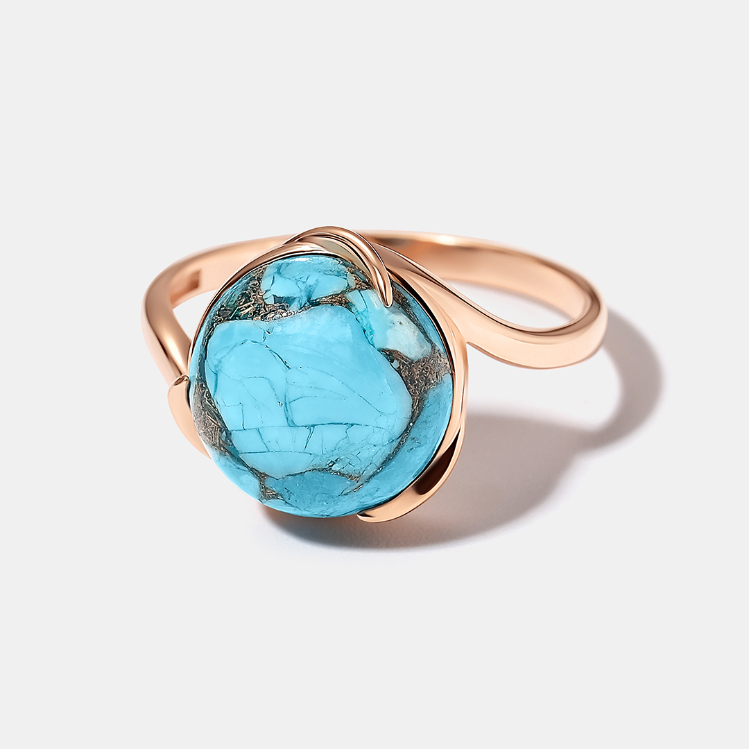 Серебряное кольцо с бирюзой