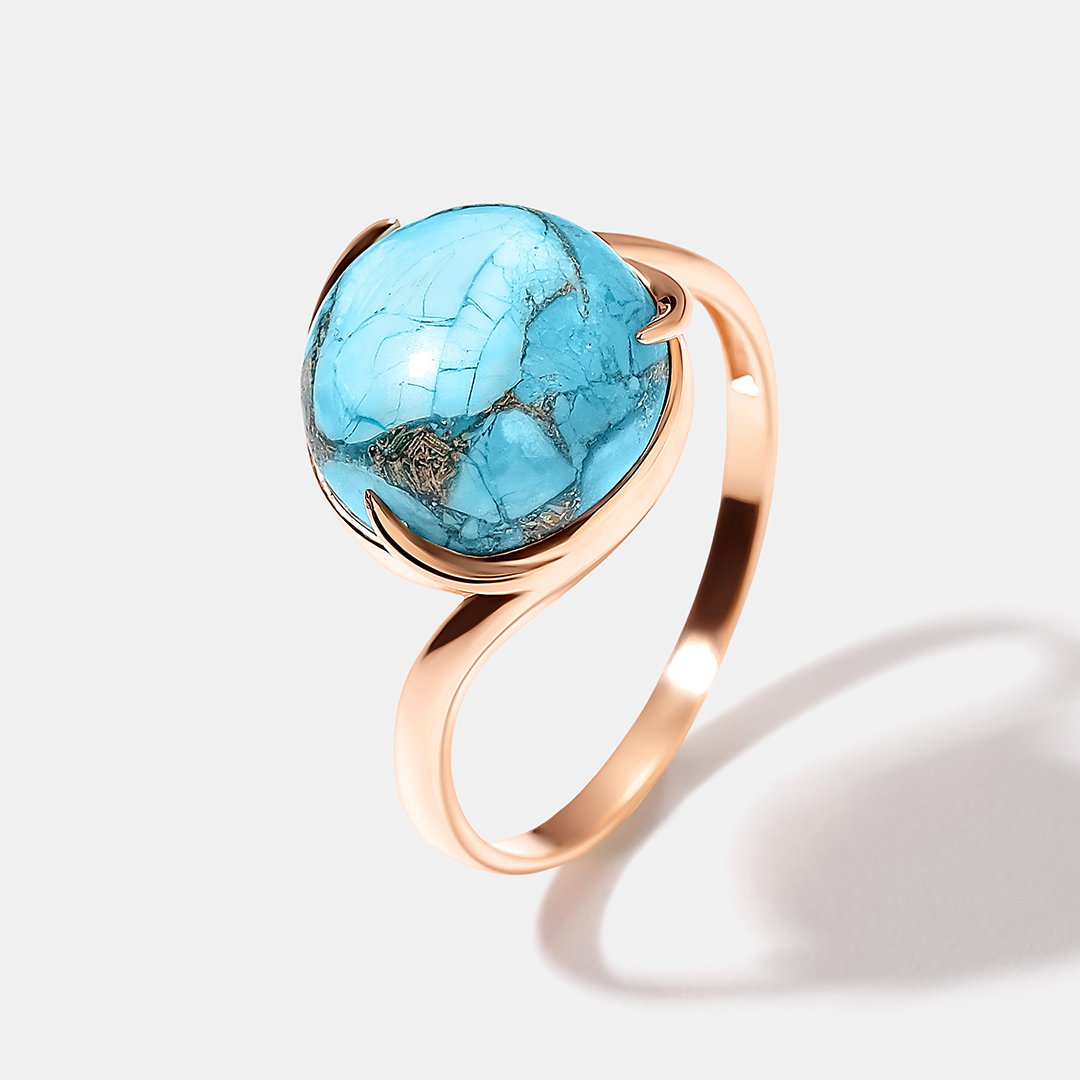 Серебряное кольцо с бирюзой